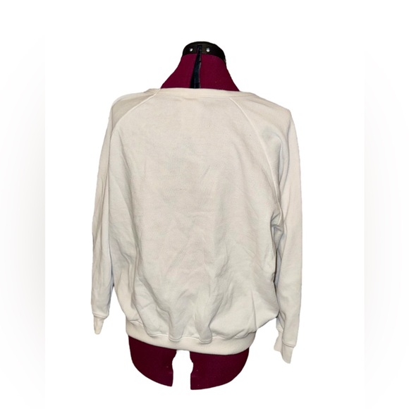 33 Revolutions XXL Stay Happy Crew Neck Sweatshirt NWOT - Picture 3 of 4